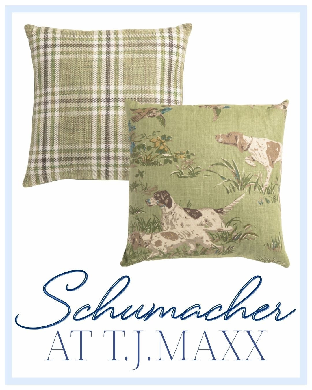 Obsessed with these designer pillows I found at T.J. Maxx! Schumacher styles at a fraction of the price — perfect for a cozy fall refresh. Shop them before they're gone! 

designer pillows, Schumacher pillows, T.J. Maxx home finds, affordable designer decor, fall home refresh

#LTKHome
