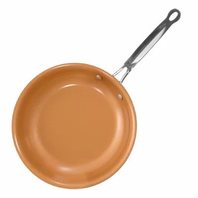 Red Copper Copper-Core Non-Stick Frying Pan Red Copper Size: 10 | Wayfair North America