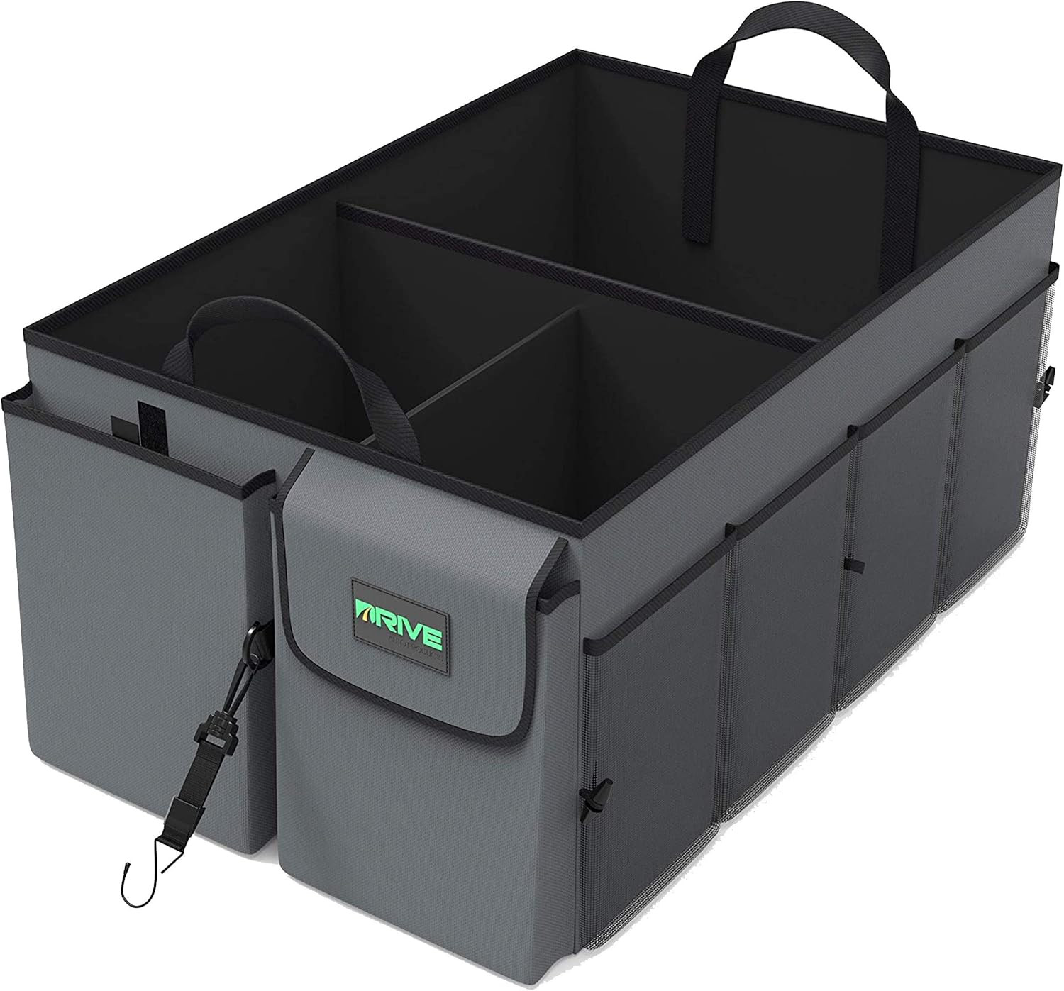 Drive Auto Trunk Organizers and Storage - Collapsible Multi-Compartment Car Organizer w/ Adjustab... | Amazon (US)