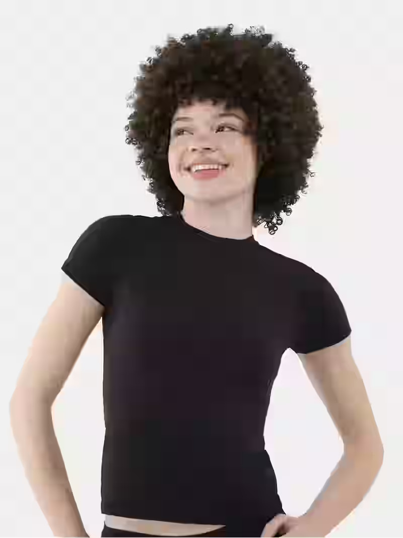 No Boundaries Fit Stretch Short Sleeve Tshirt, Sizes XS-3XL | Walmart (US)