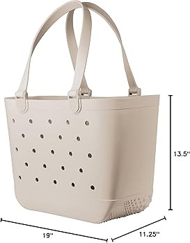 Simple Modern Extra-Large Beach Bag | Waterproof Getaway Rubber Tote with Zipper Pocket for Trave... | Amazon (US)