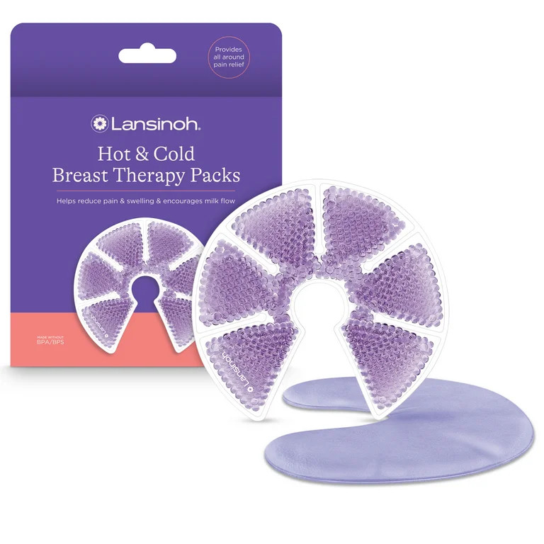 Lansinoh Hot & Cold Breast Therapy Packs with Covers, 2 Pack | Walmart (US)