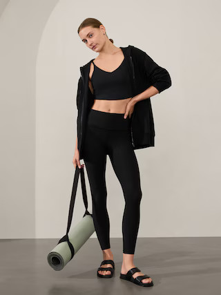 Elation Ultra High Rise Rib Legging | Athleta