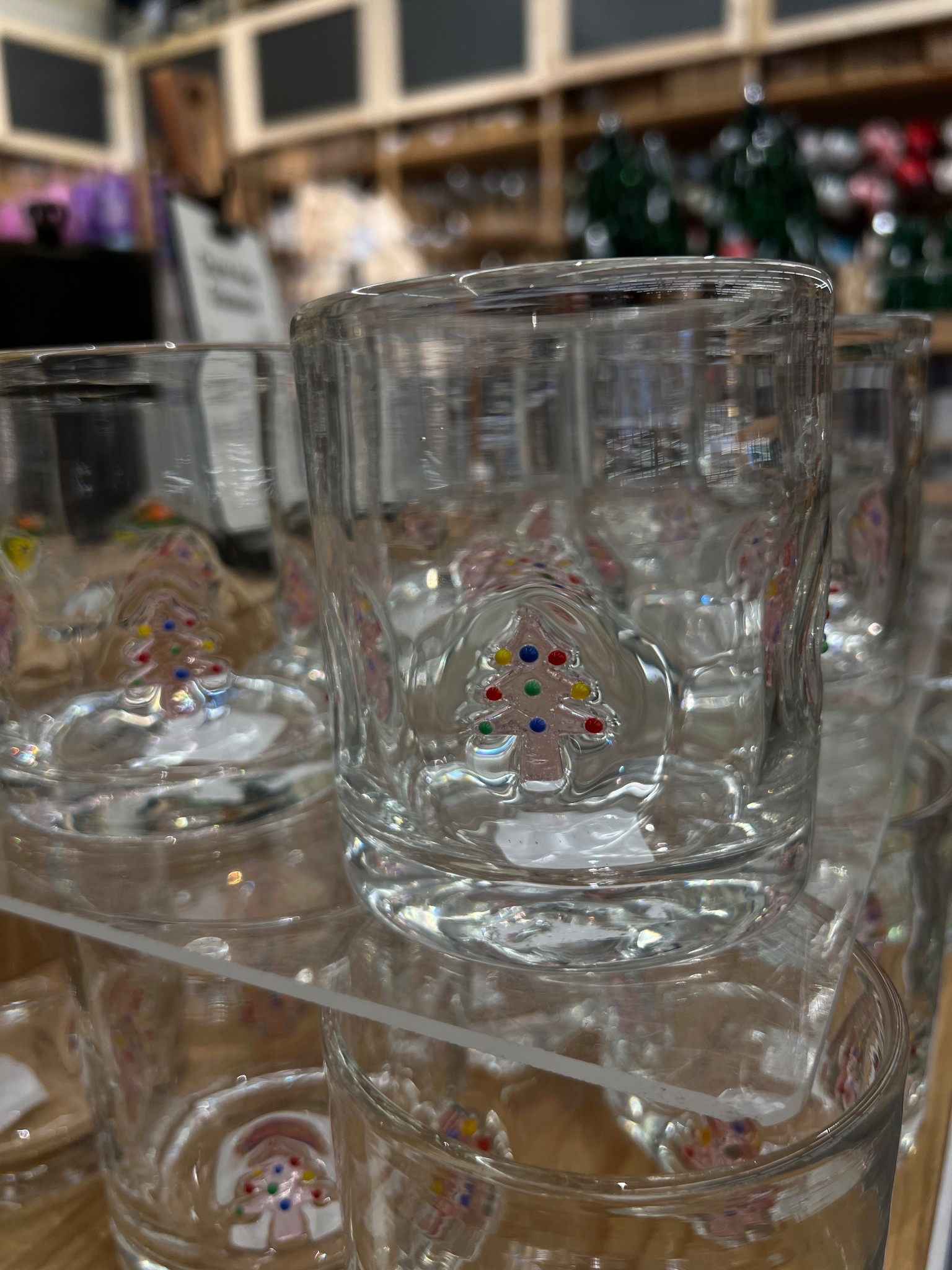 Pink Christmas Tree Glass Cups 

#LTKHoliday #LTKHome #LTKSeasonal