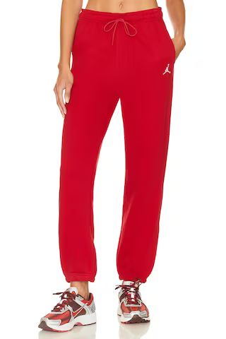 Jordan Brooklyn Fleece Pant in Gym Red from Revolve.com | Revolve Clothing (Global)