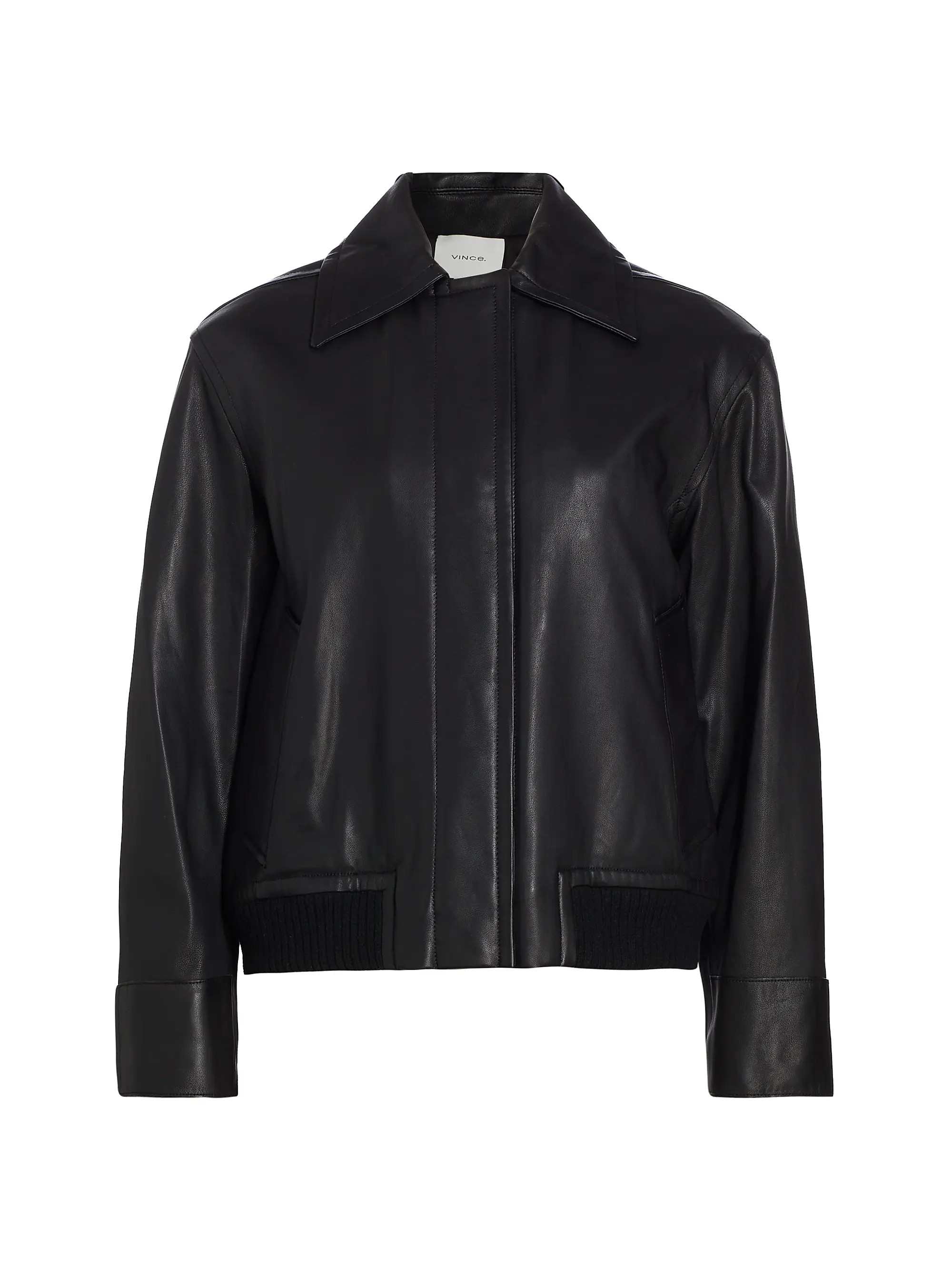 Leather Bomber Jacket | Saks Fifth Avenue
