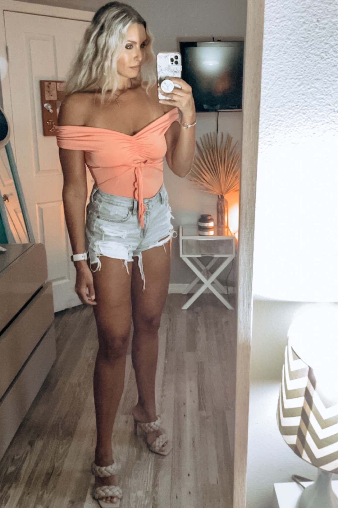 Summer vibes ☀️🍑ready for a girls night grabbing some happy hour on a patio. 🥂Catch one of my favorite bodysuits while it’s on sale! These AE shorts are some of the most comfortable ones I’ve owned!

#vici #outfit #summerfashion #fashion #ootd #americaneagle
#cutoffshorts

#LTKSeasonal #LTKsalealert #LTKFind