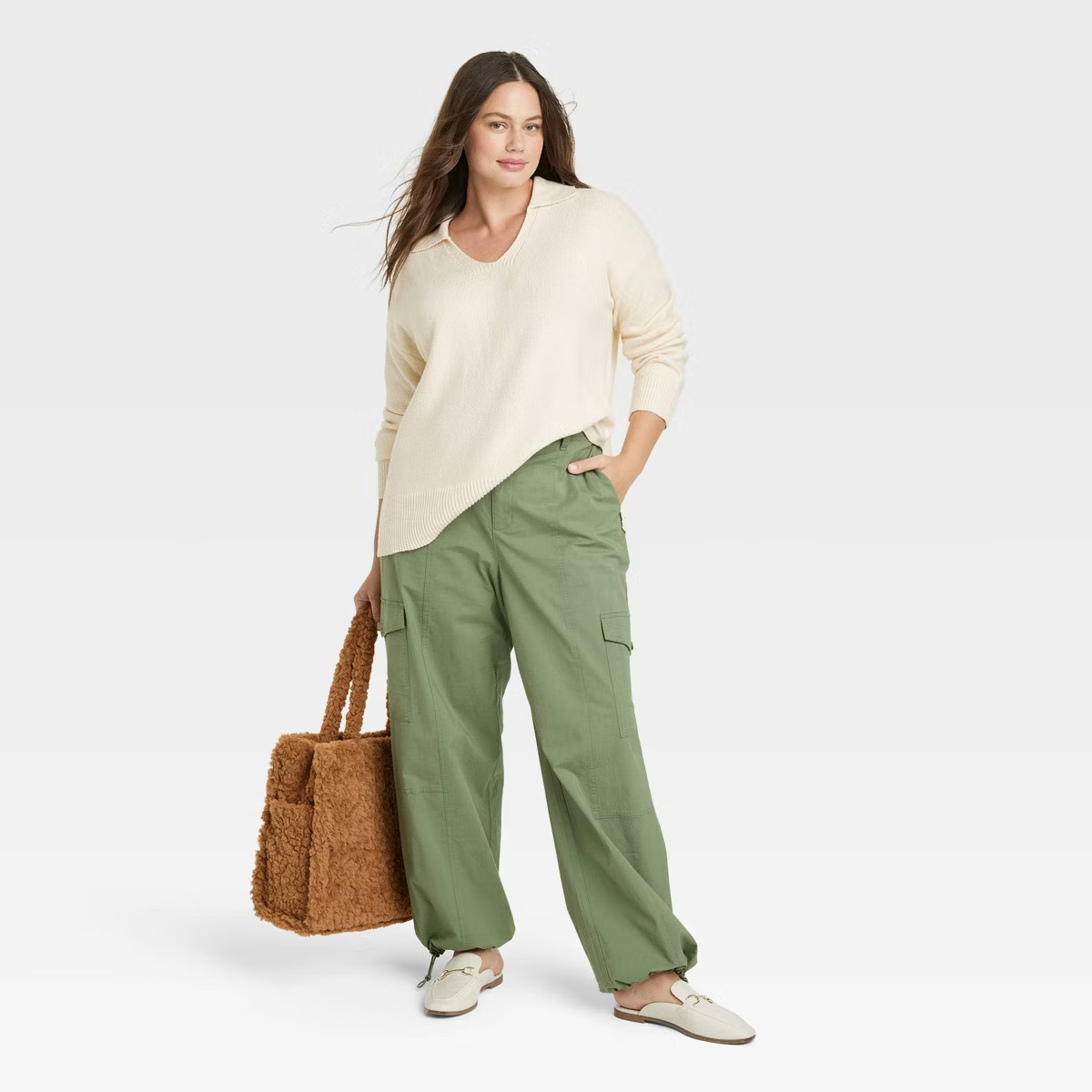 Women's V-Neck Pullover Sweater - Ava & Viv™ | Target