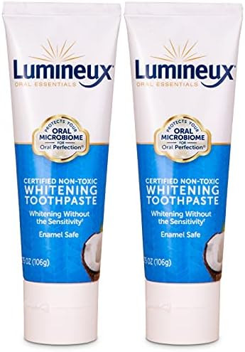 Lumineux Oral Essentials Teeth Whitening Toothpaste 2 PCK | Certified Non Toxic | Sensitivity Free | | Amazon (US)