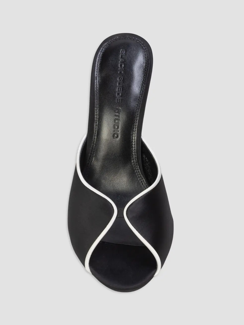 Women's Amelia 100MM Satin Mules - Black Satin - Size 9 | Saks Fifth Avenue