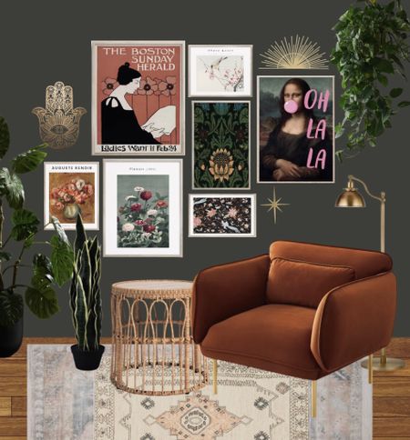 Cozy boho nook! 
#anthropologiehome #honedecor #moodboard #inspoboard #moody #midcentury

#LTKFind #LTKhome