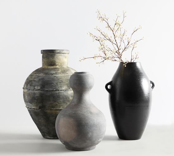 Artisan Black Vase - XL | Pottery Barn (US)