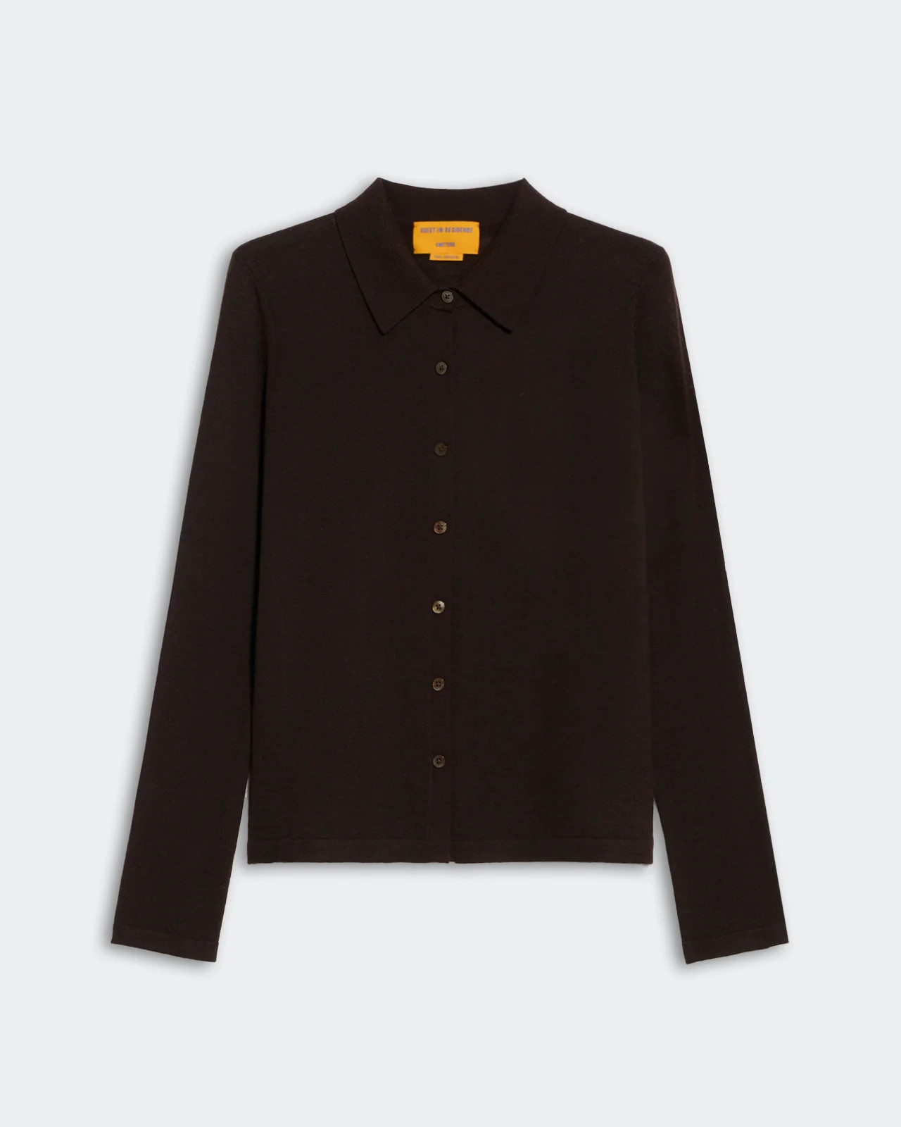 Elle Shirt in Cashmere - Burnt Cocoa | Guest In Residence