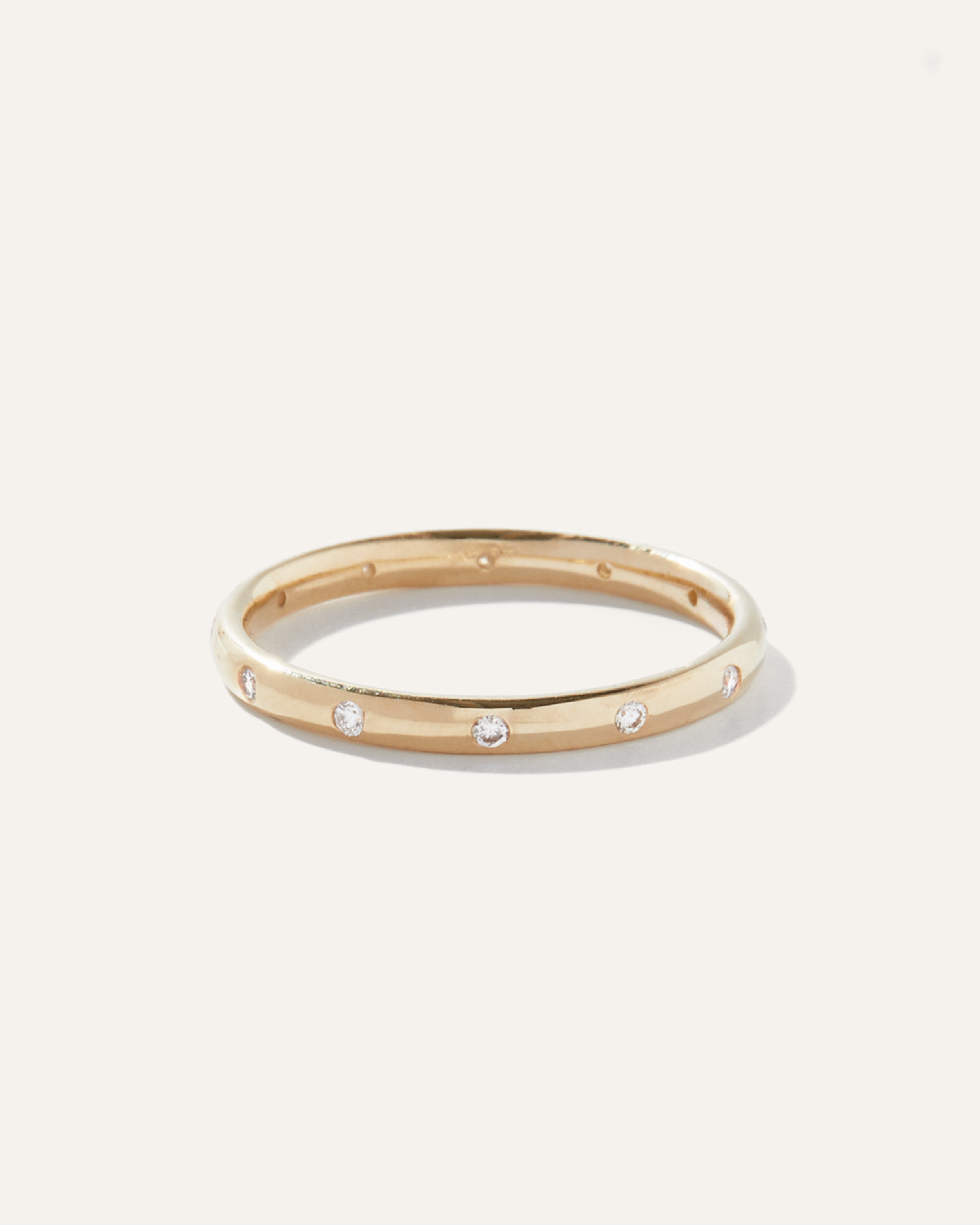 14K Gold Diamond Dot Ring | Quince