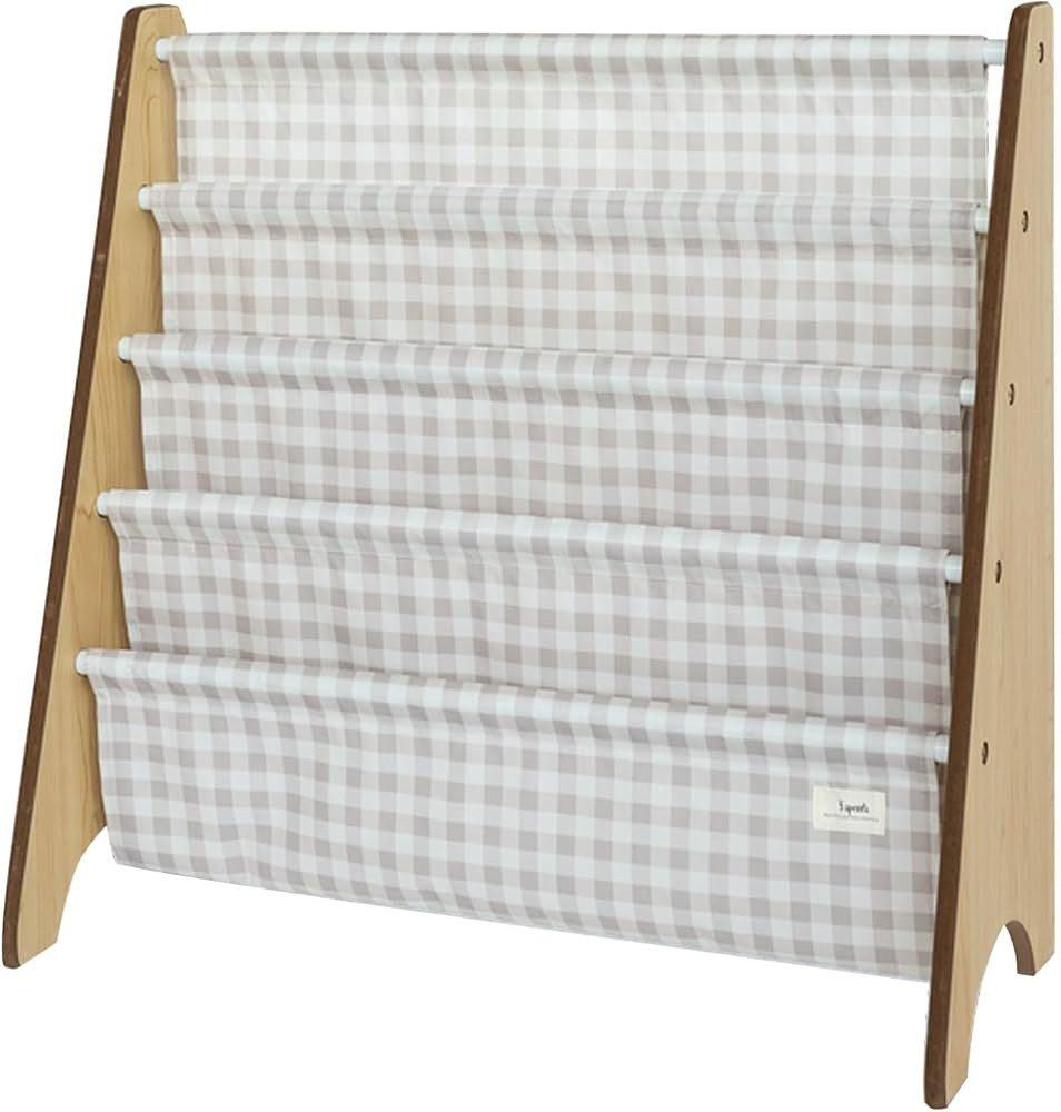 3 Sprouts Recycled Fabric Kids Bookshelf – Kids & Toddler Book Rack for Book Storage – Childr... | Amazon (US)