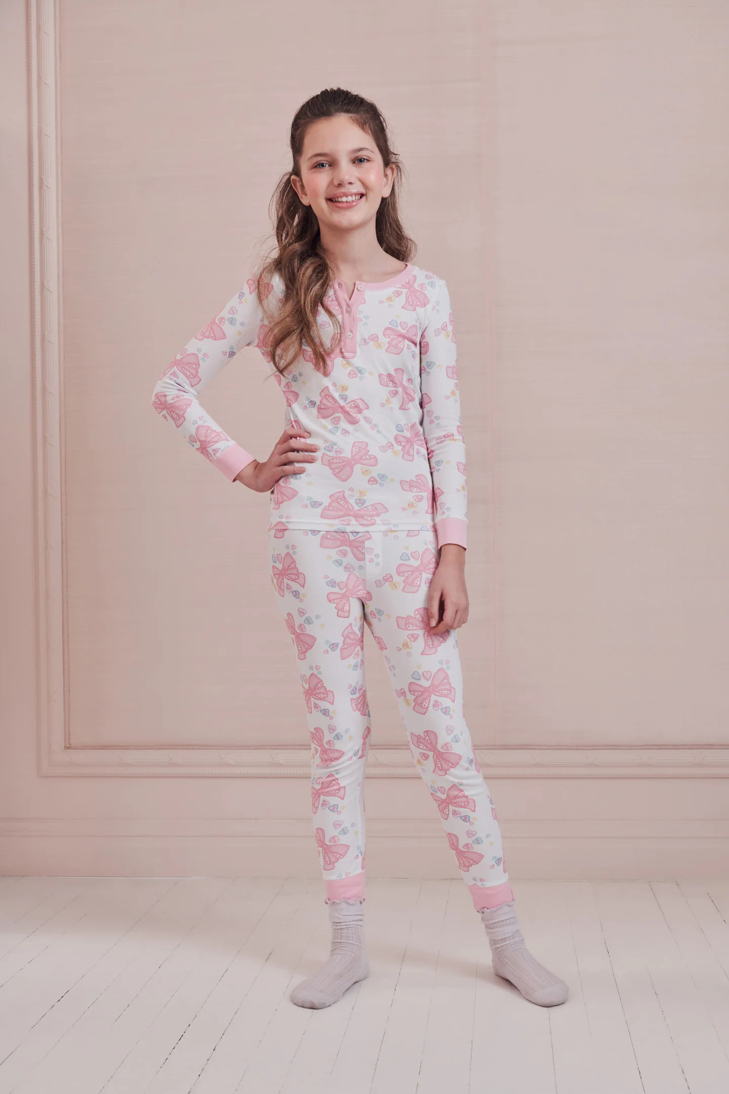 LoveShackFancy x Roller Rabbit Doily Beux Kids Pajama | LoveShackFancy