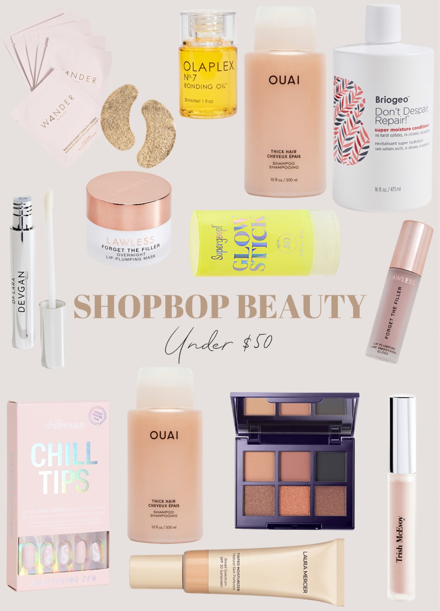 Shopbop Beauty Picks Under $50

#LTKbeauty #LTKunder50 #LTKSeasonal
