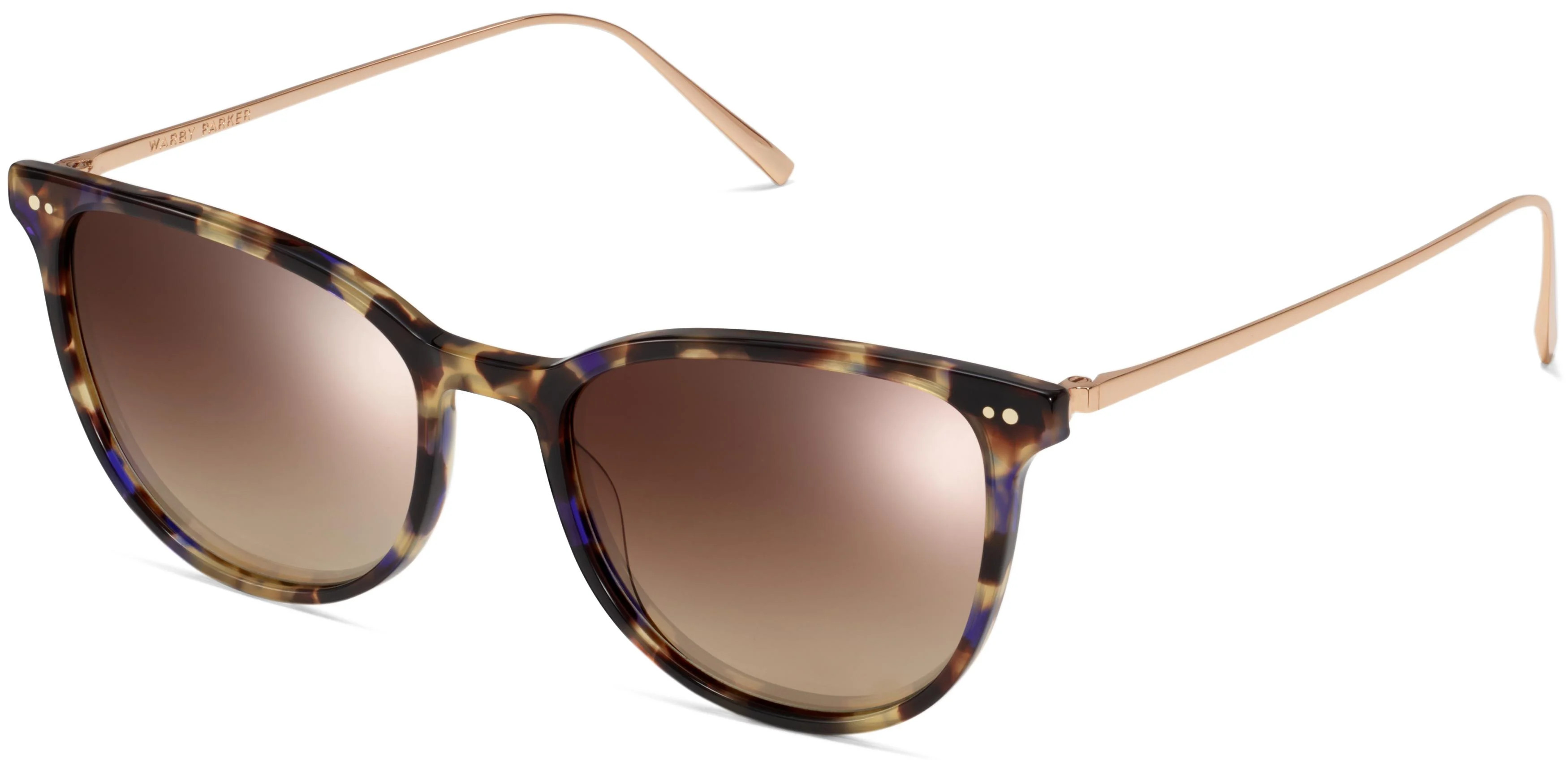Maren Sunglasses in Violet Magnolia with Polished Gold | Warby Parker | Warby Parker (US)