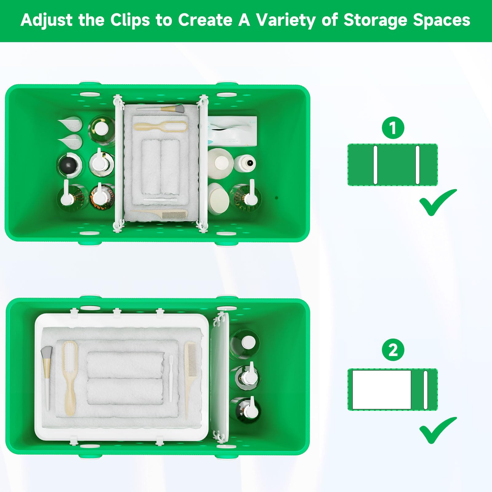 2PCS Divider Tray for Bogg Bag - Beach Bag Accessories for Bogg Bags Original X Large - Organizin... | Amazon (US)