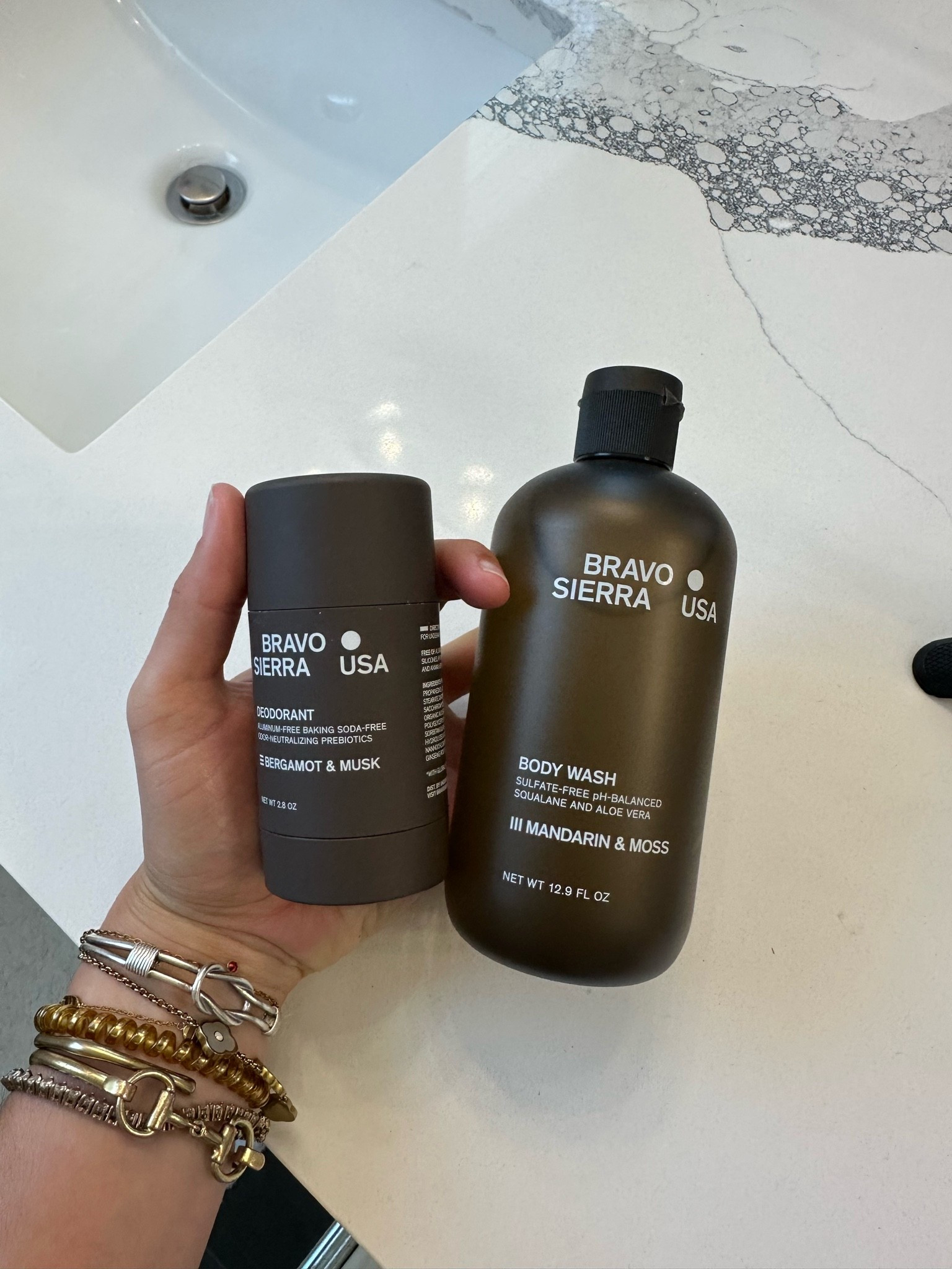 New from Bravo Sierra I gave to Joey and love how it smells on him. Crafted in Vermont, BRAVO SIERRA's Bergamot & Musk Deodorant delivers powerful, all-day odor and perspiration protection.

WHAT IT'S FOR:
For all skin types.

WHAT IT DOES:
Enhanced with prebiotics to neutralize odor and cassava root extract for lasting dryness, it helps balance the skin's microbiome, reducing odor while supporting skin resilience. The stick glides on smooth without staining clothes. Small batch manufacturing ensures that the integrity of the fragrance notes remains intact. Effortless elegance meets modern sensuality.

KEY INGREDIENTS:
- Cassava root extract is highly effective at absorbing moisture, helping to keep the underarm area dry and comfortable without blocking sweat glands like traditional antiperspirants that use aluminum.
- Prebiotics help neutralize odor.
- Aloe vera extract soothes and calms sensitive underarm skin. @Bloomingdale's US

#LTKgrwm #LTKselfcare #LTKBeauty