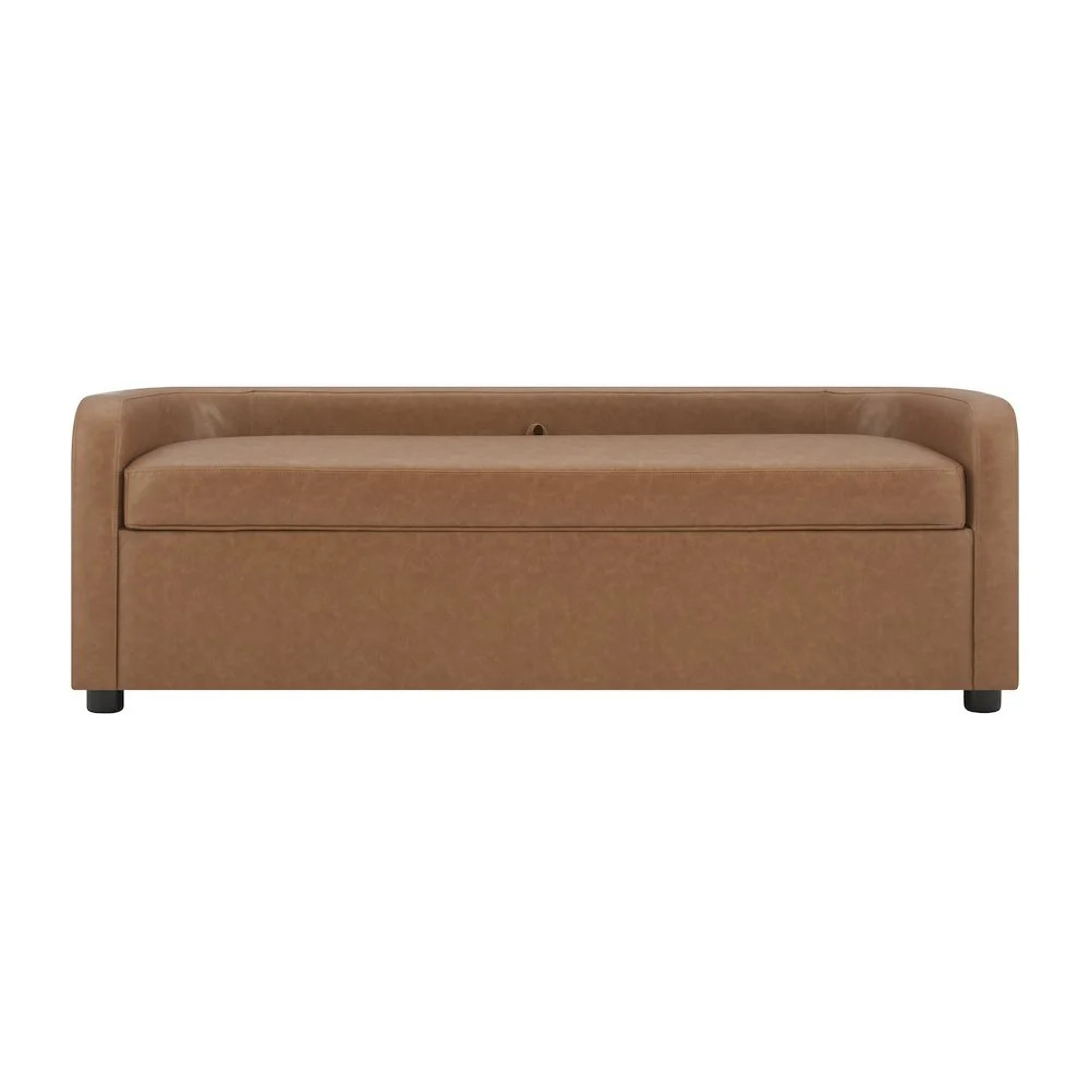 New Pacific Direct Wendy PU Storage Bench | Walmart (US)