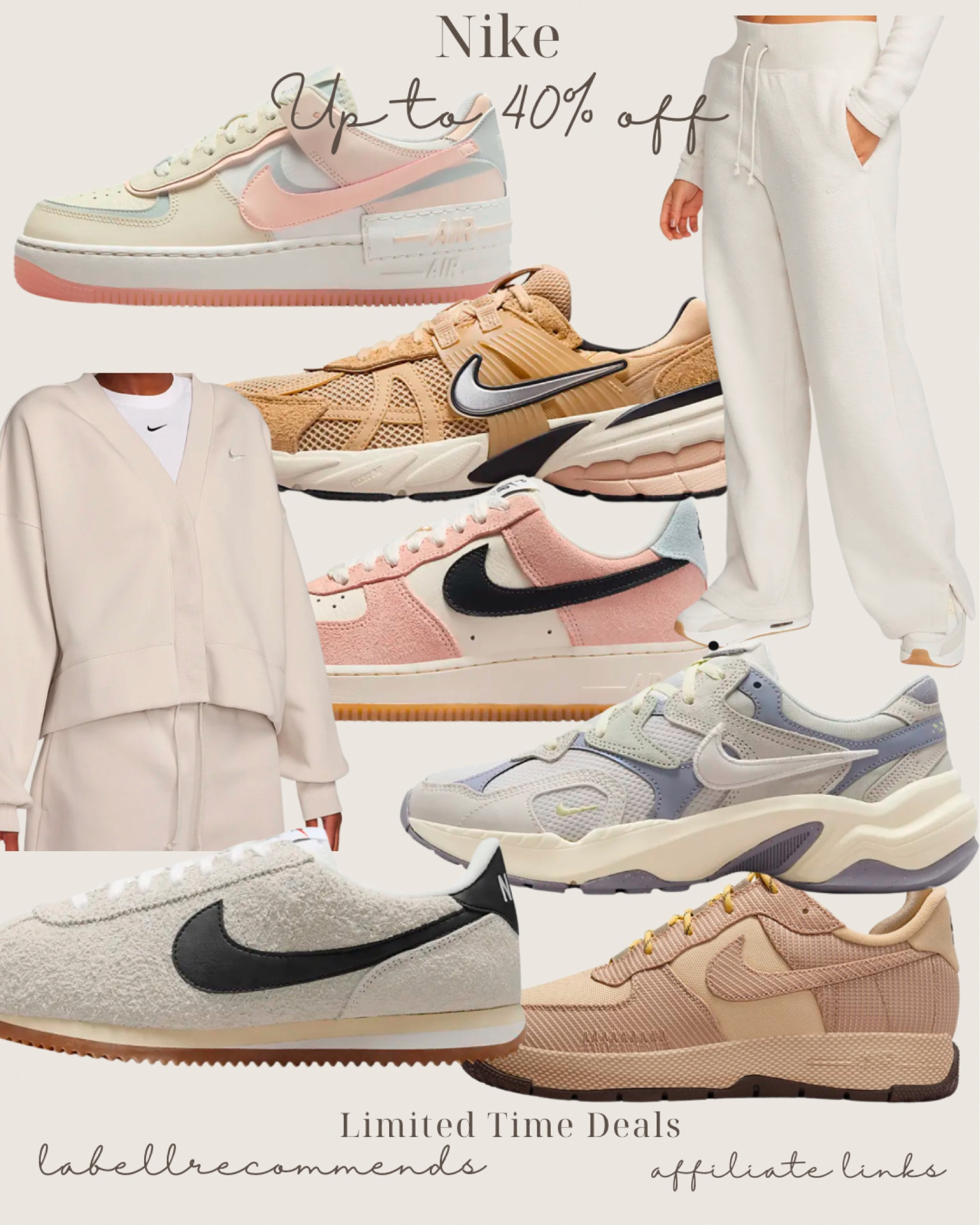 Up to 40% off Nike apparel and shoes!

#nike #workoutclothes

Sneakers, Nike clothes, workout clothes, Nike sale, lounge pants, sweatpants, fashion sneakers, hoodies 

#LTKShoeCrush #LTKSaleAlert