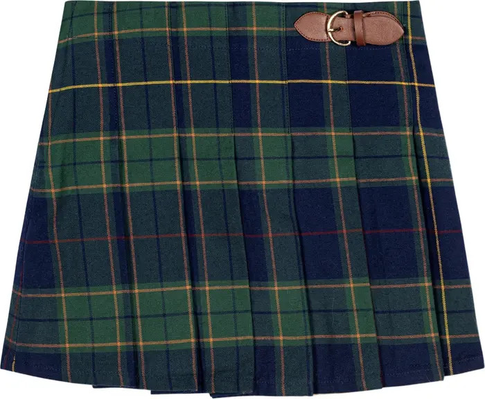 Girls' Organic Pleated Buckle Skirt, Kids | Nordstrom