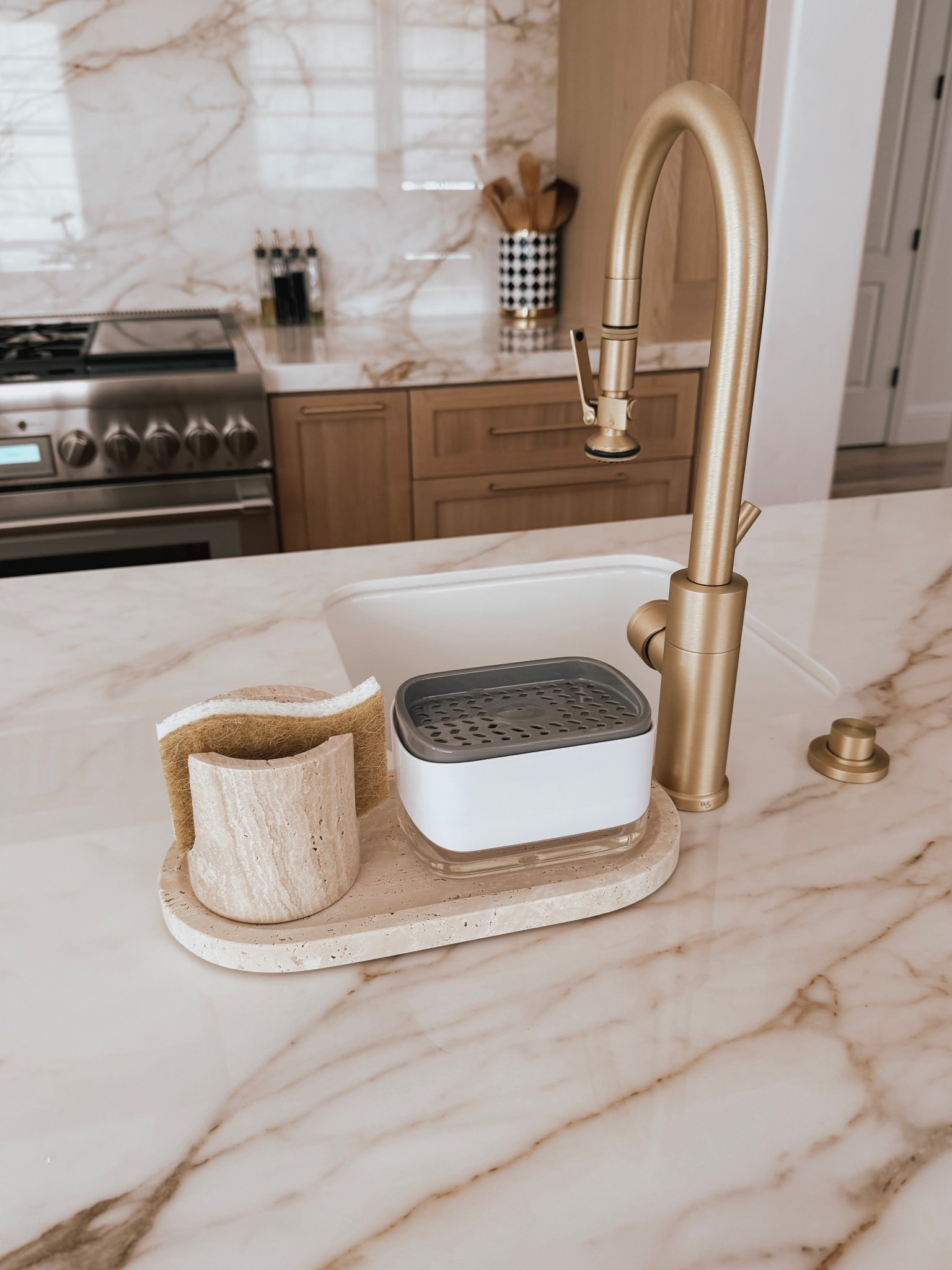 Revamp your kitchen sink area with this handy sponge holder! Perfect for keeping your sponges dry and clean.

#LTKHome