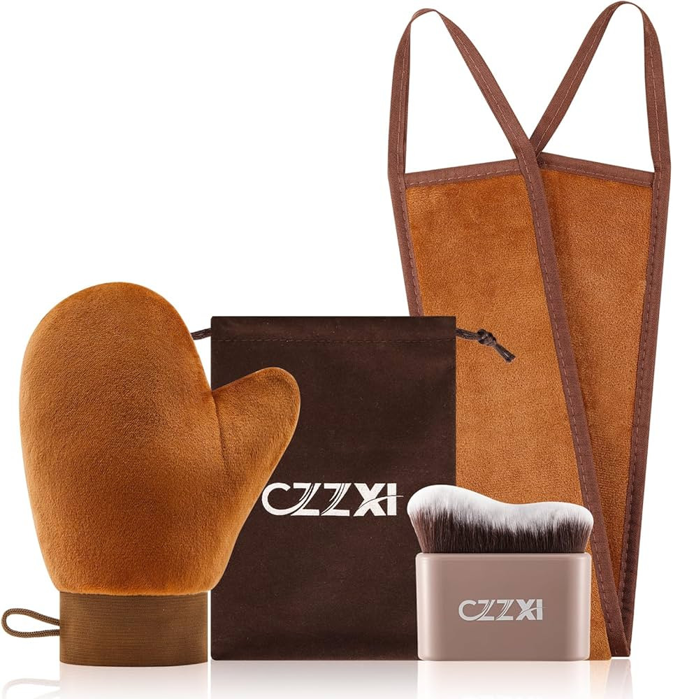 Tanning Mitt, Body Brush & Back Tanner Applicator Kit – Self-Tan Applicator for Body, Face & Ha... | Amazon (US)