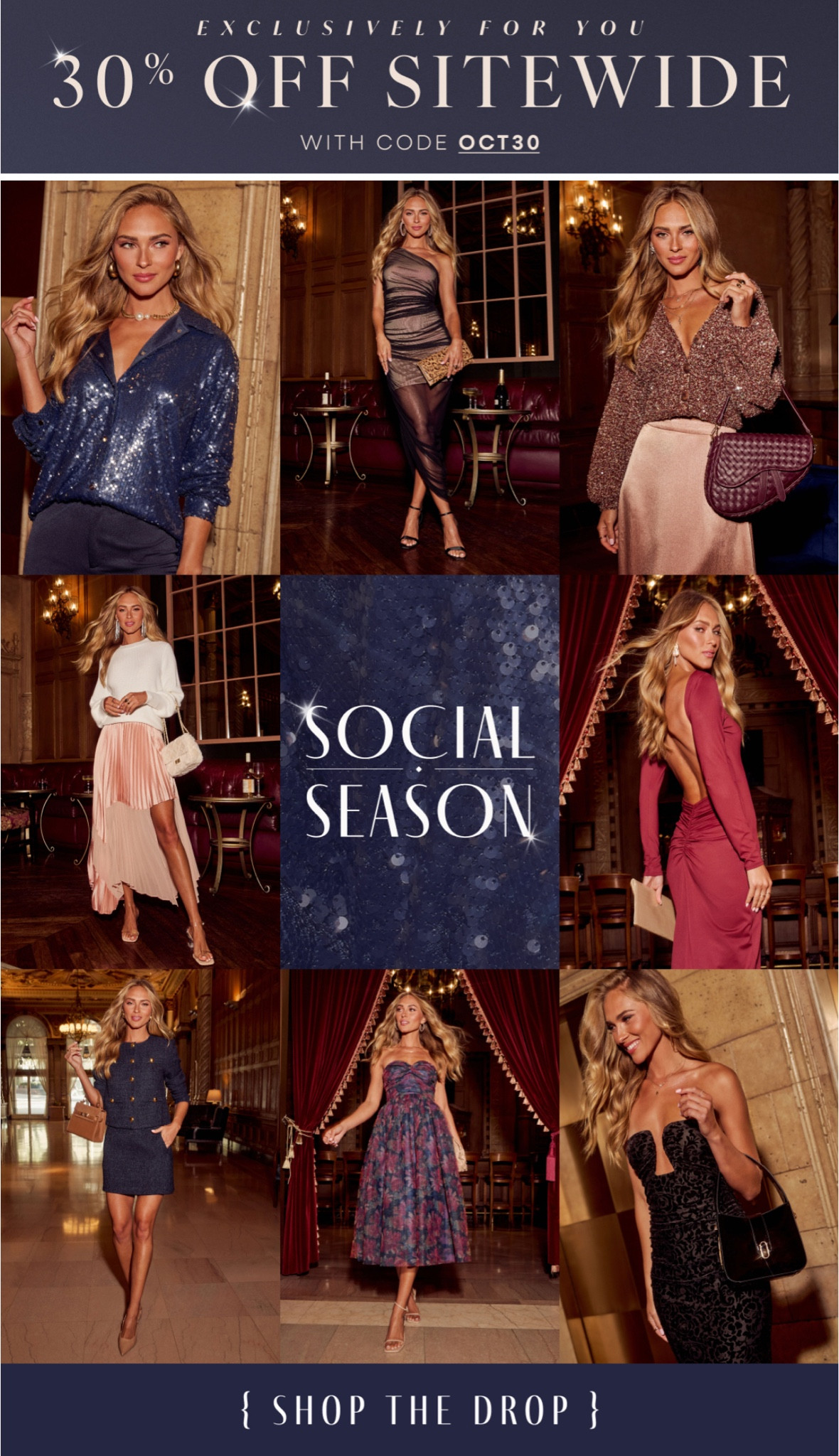 Shop VICIs newest drop: Social Season. Perfect for a Fall/Winter wedding, event or the upcoming Holiday season! Use code: OCT30 for 30% off! 

#LTKWedding #LTKHoliday #LTKSaleAlert