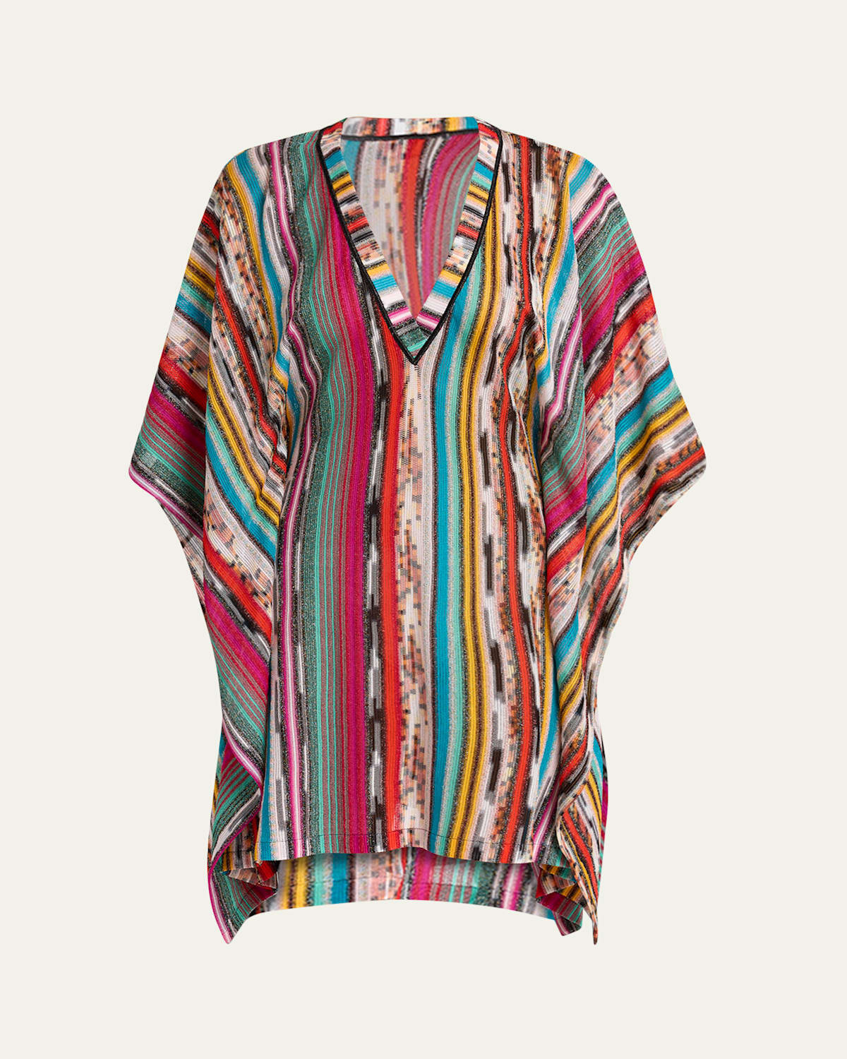 V-Neck Short Kaftan Coverup | Bergdorf Goodman