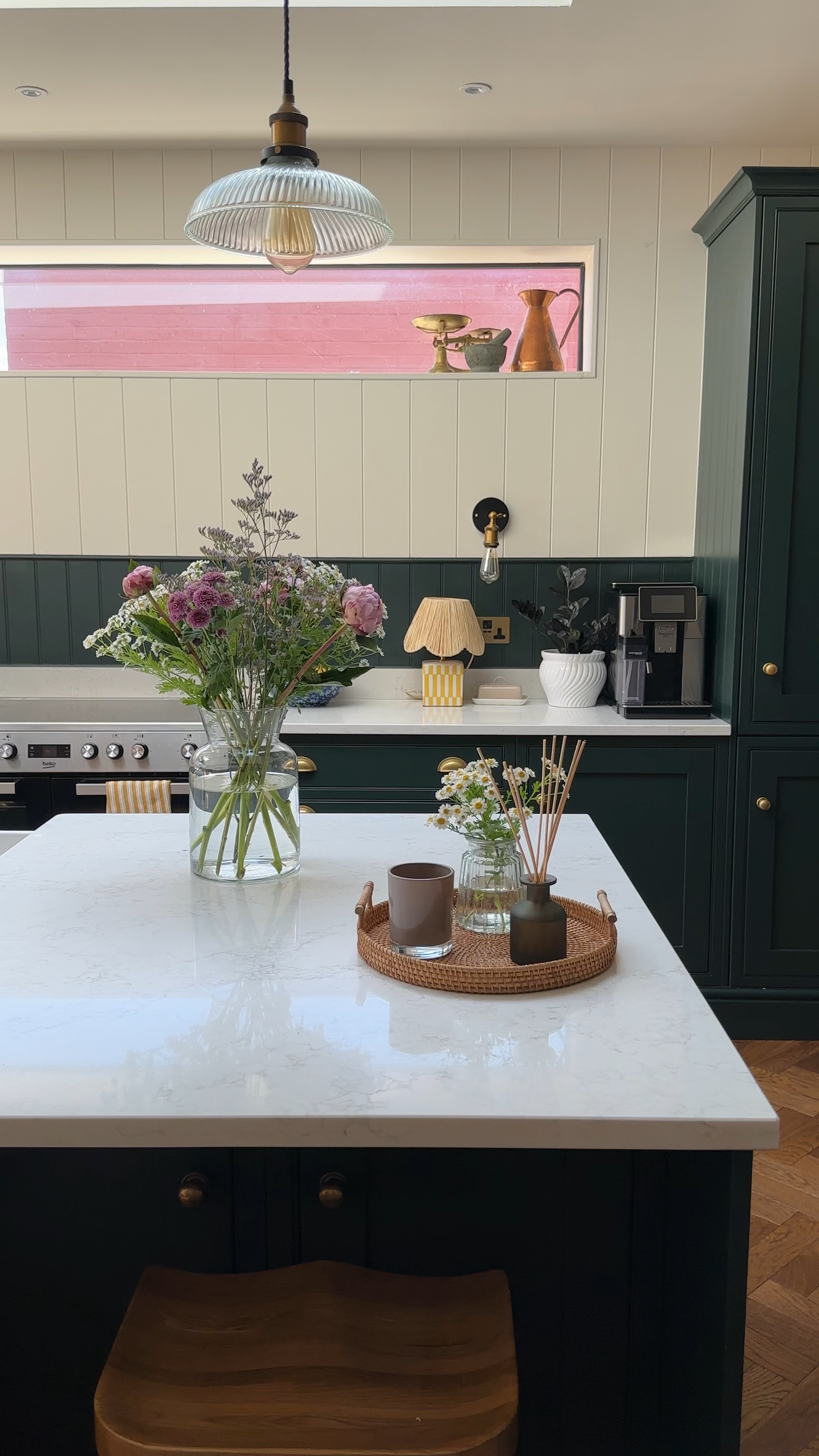 Kitchen styling accessories and lighting in our modern traditional inspired kitchen. 

The raffia scallop lamp is my favourite lamp I own at the moment and the Penhaligans candles smell amazing! 

#LTKxPrimeDay #LTKhome #LTKeurope