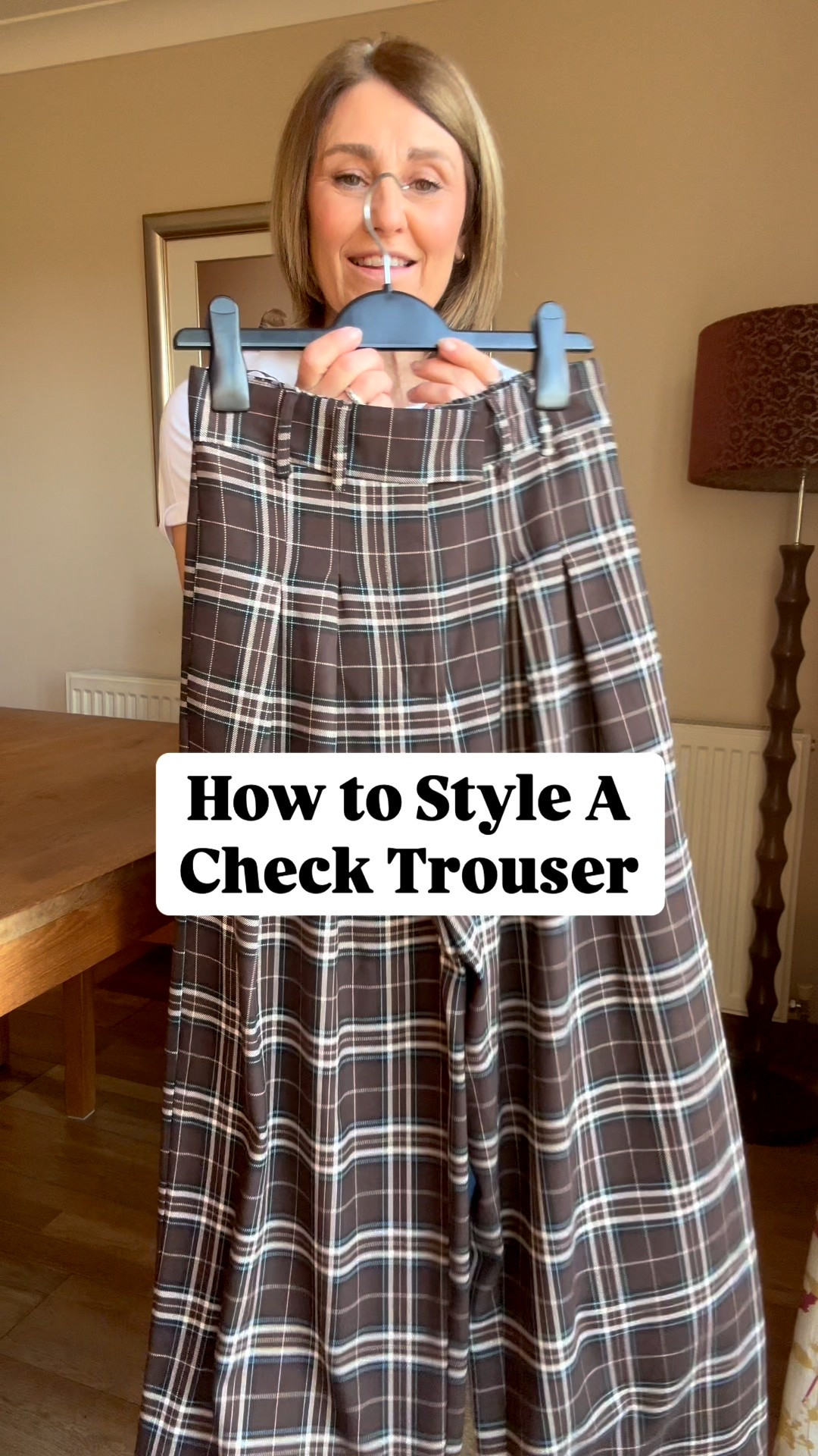 A check trouser is a great way to add colours into your outfit, in this outfit I’ve added in a blue knit, a similar colour to the blue that runs through the trouser, a coat & accessories. 

#LTKuk