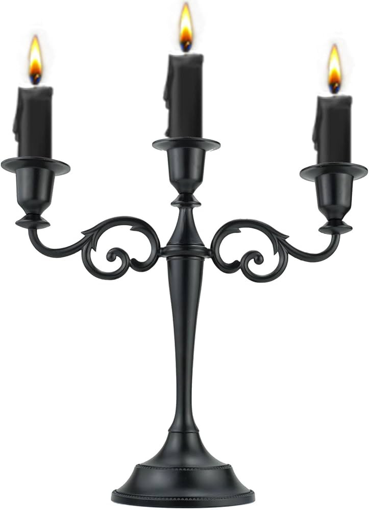 3 Metal Candelabra – Candlesticks Holder for Formal Events, Wedding, Church, Holiday Décor, Ha... | Amazon (US)