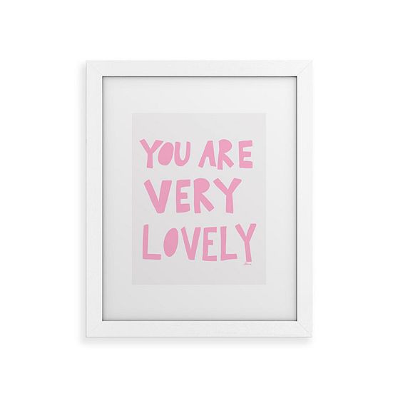 You Are Very Lovely Art | Pottery Barn Teen