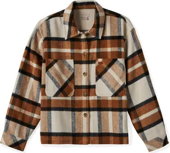 Brixton Bowery Plaid Flannel Button-Up Shirt | Nordstrom | Nordstrom