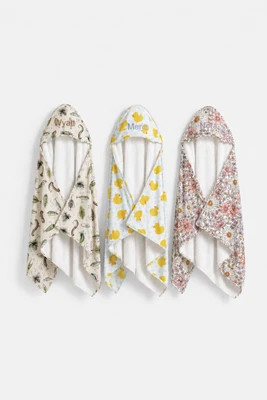 Baby Embroidered Bamboo Hooded Towels | Caden Lane