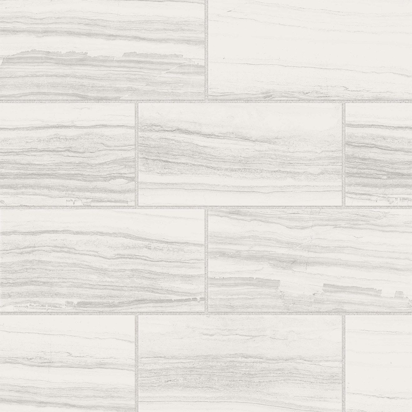 Highland 12" x 24" Floor & Wall Tile in White | Bedrosians Tile & Stone
