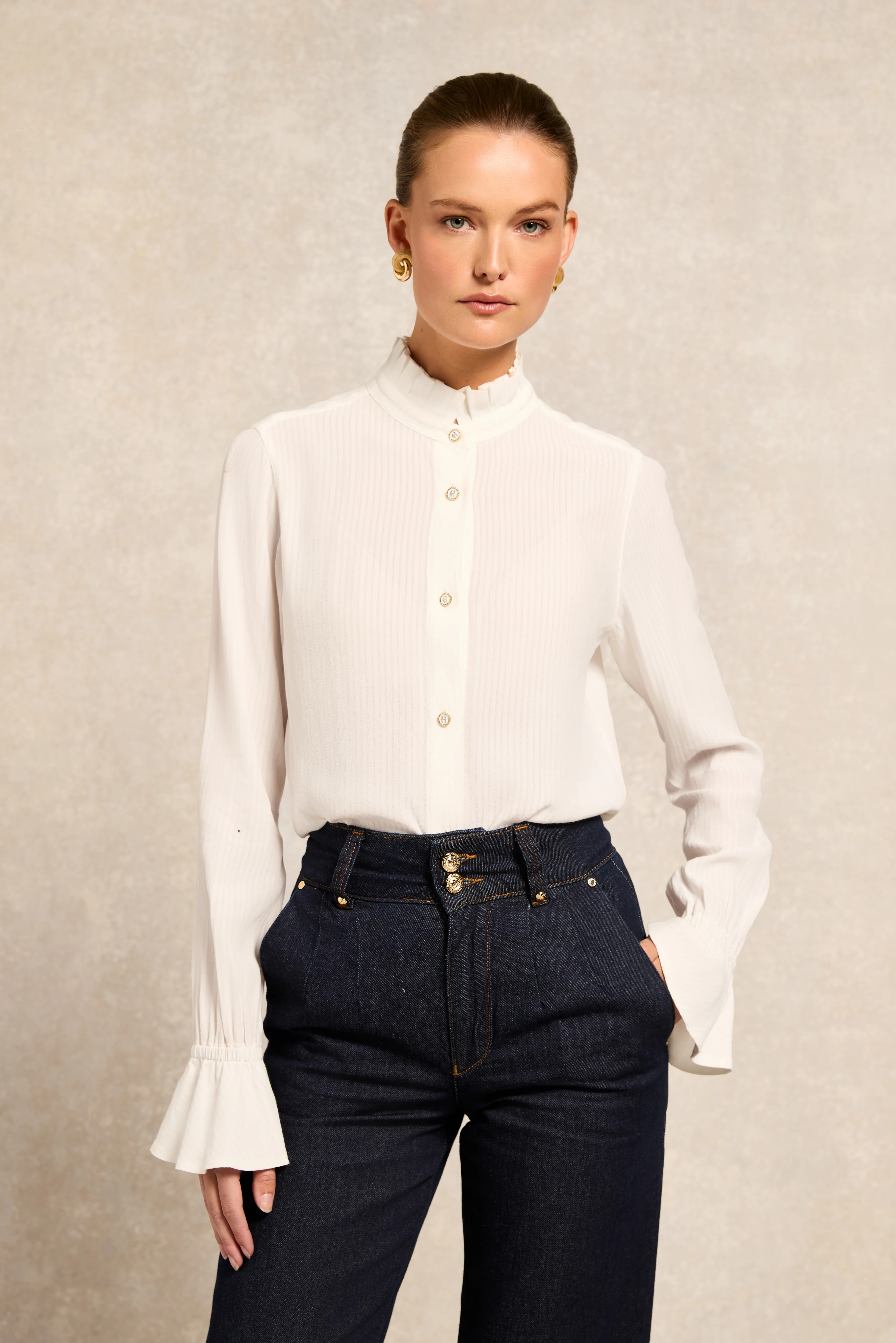 Lilibet Shirt (White) | Holland Cooper