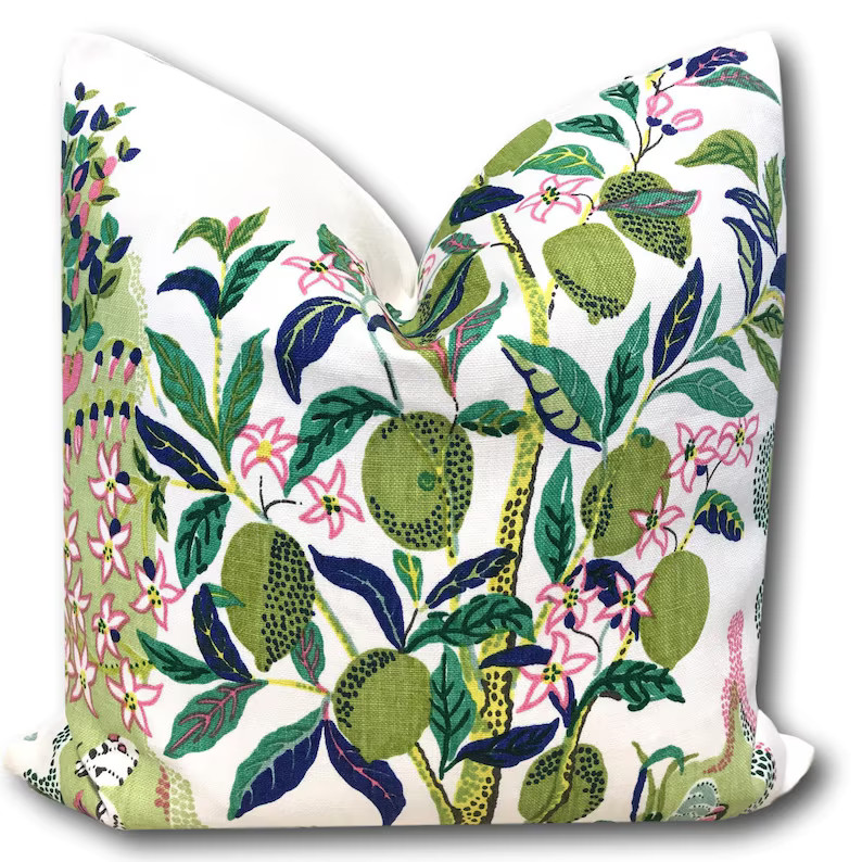 Read the full title
    Citrus Garden Lime Lemon Pillow Cover - Schumacher Pillow - Decorative Pi... | Etsy (US)