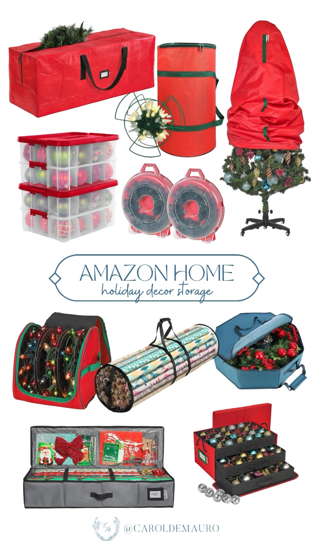Getting ready to pack up the holiday magic? Here are some of the best Amazon finds to keep your decor organized and in good condition for next year!

amazon home, organization tips, storage hacks, clean up and tidy, decluttering, affordable finds, mom hacks, tidy home

#LTKSeasonal #LTKHoliday #LTKHome