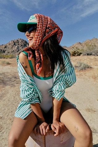 Lotus Paisley Print Bandana | Free People (Global - UK&FR Excluded)