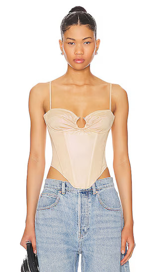 Deia Corset in Nude | Revolve Clothing (Global)