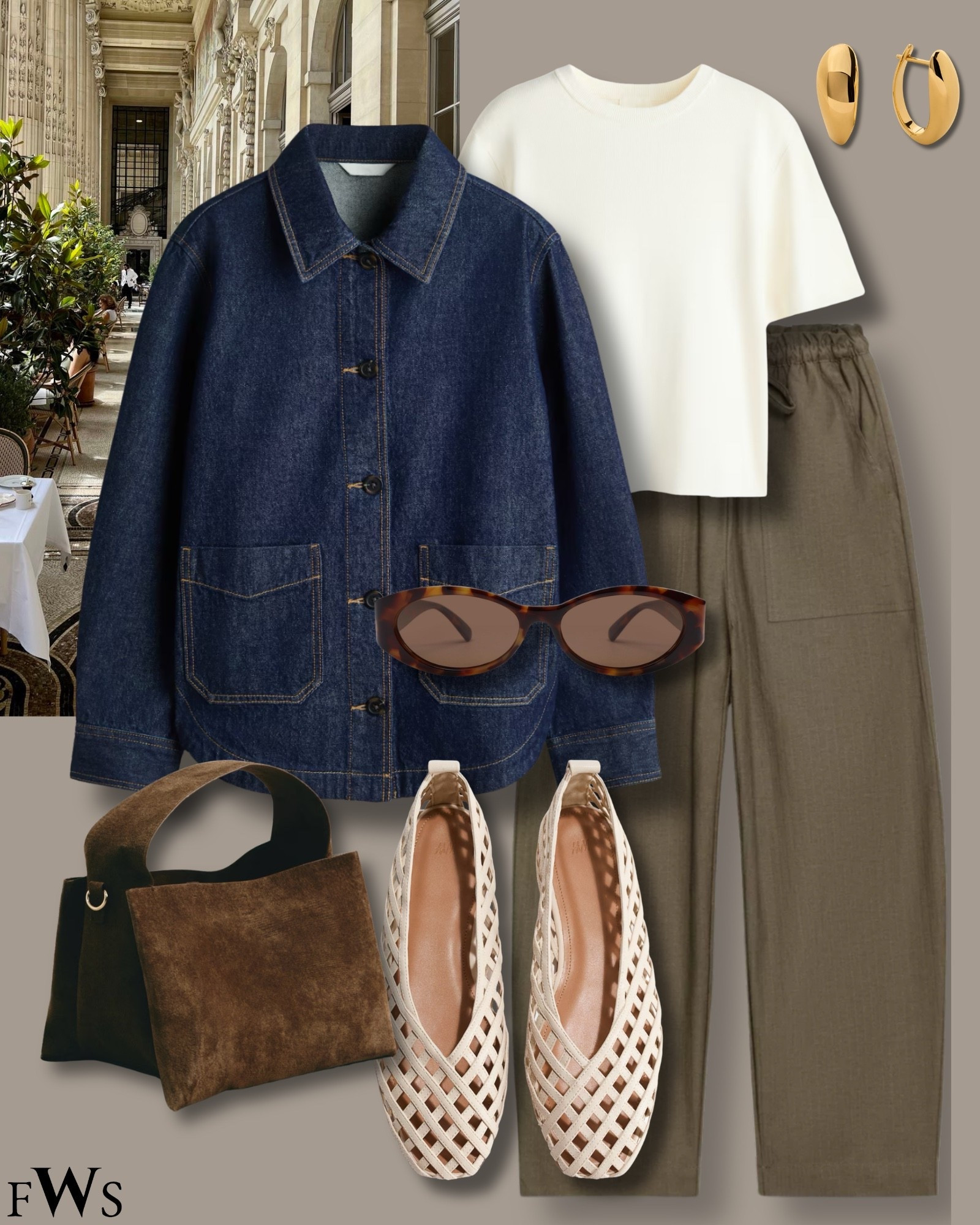 Styling the colour khaki for spring 🫒 

#LTKstyletip #LTKjeans #LTKspring