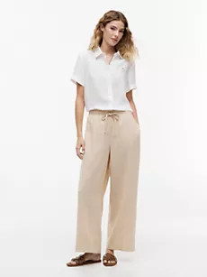 Lightweight Linen-Blend Pull-On Pant | Tommy Hilfiger | Tommy Hilfiger (US)