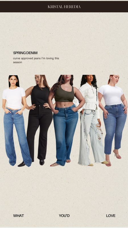 Curve approved denim for spring!

P.S. Be sure to heart this post so you can be notified of price drop alerts and easily shop from your Favorites tab!

#LTKSeasonal #LTKstyletip #LTKmidsize