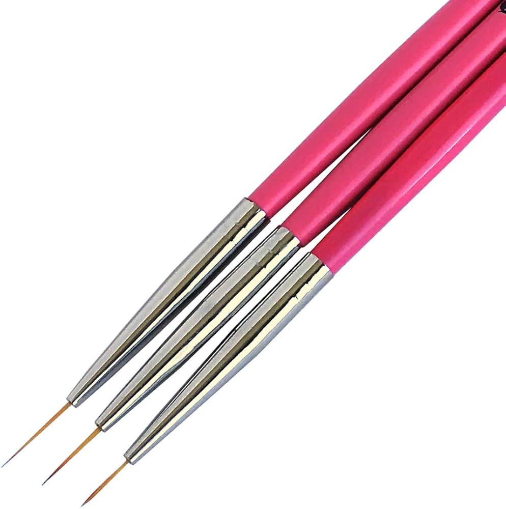 Winstonia Super Fine Nail Art Brush Set for Thin Lines, Tiny Details, Fine Drawing, Delicate Colo... | Amazon (US)