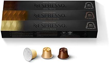 Nespresso Capsules OriginalLine, Barista Flavored Pack, Mild Roast Espresso Coffee, 30 Count Espress | Amazon (US)