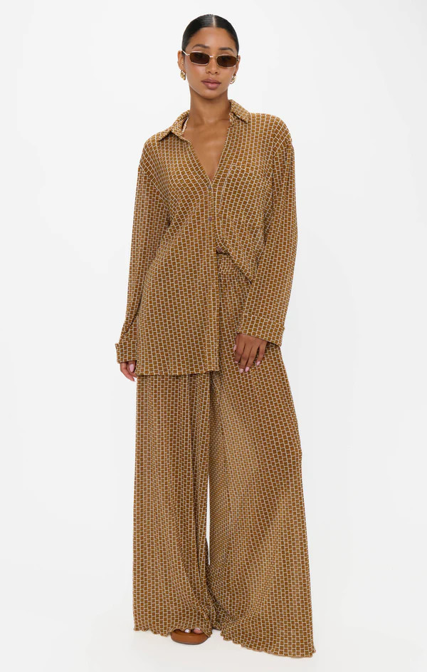 Everywhere Tunic ~ Beachy Bronze Geo | Show Me Your Mumu