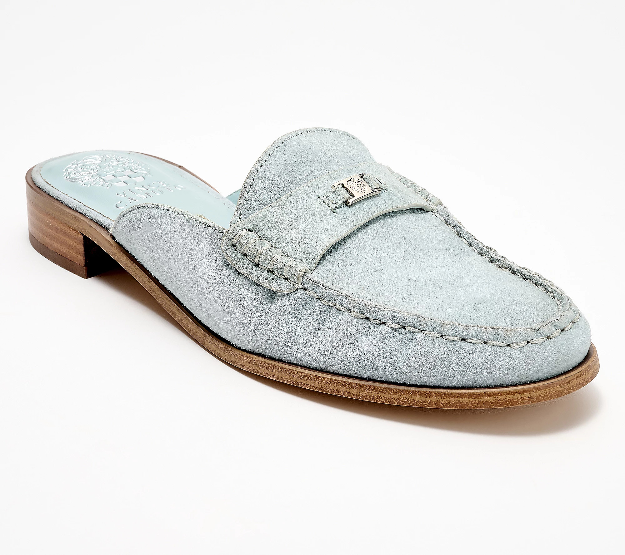 Vince Camuto Leather or Suede Loafer Mules - Cobby | QVC